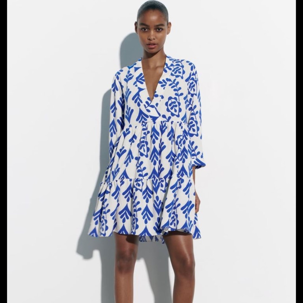 Zara printed dress